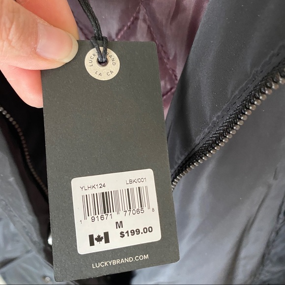 NWT || Lucky Brand Black Winter Coat/Jacket - Picture 11 of 11